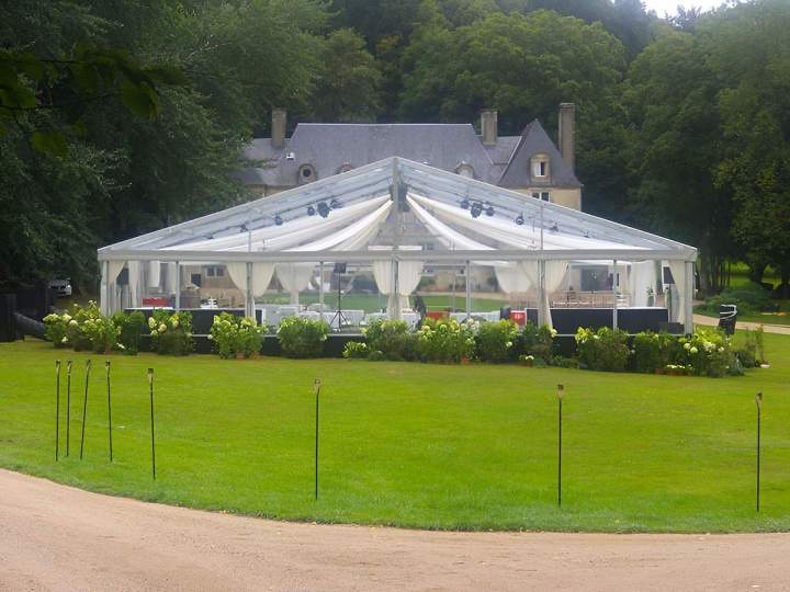 Service de location de tente cristal Île-de-France